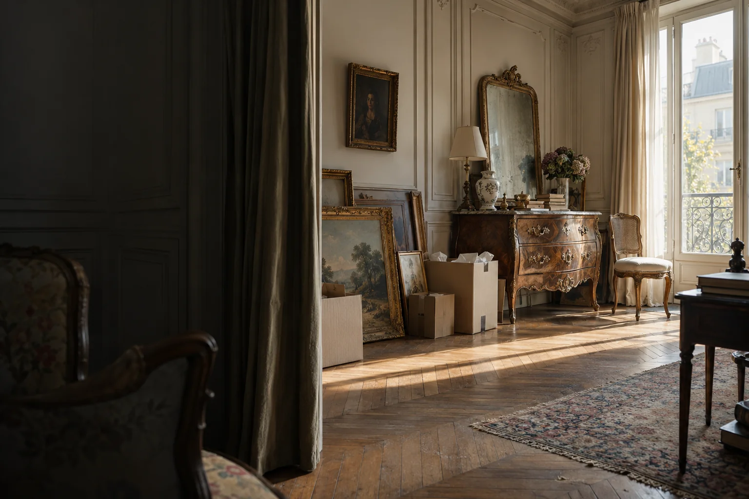 Appartement parisien pendant une succession